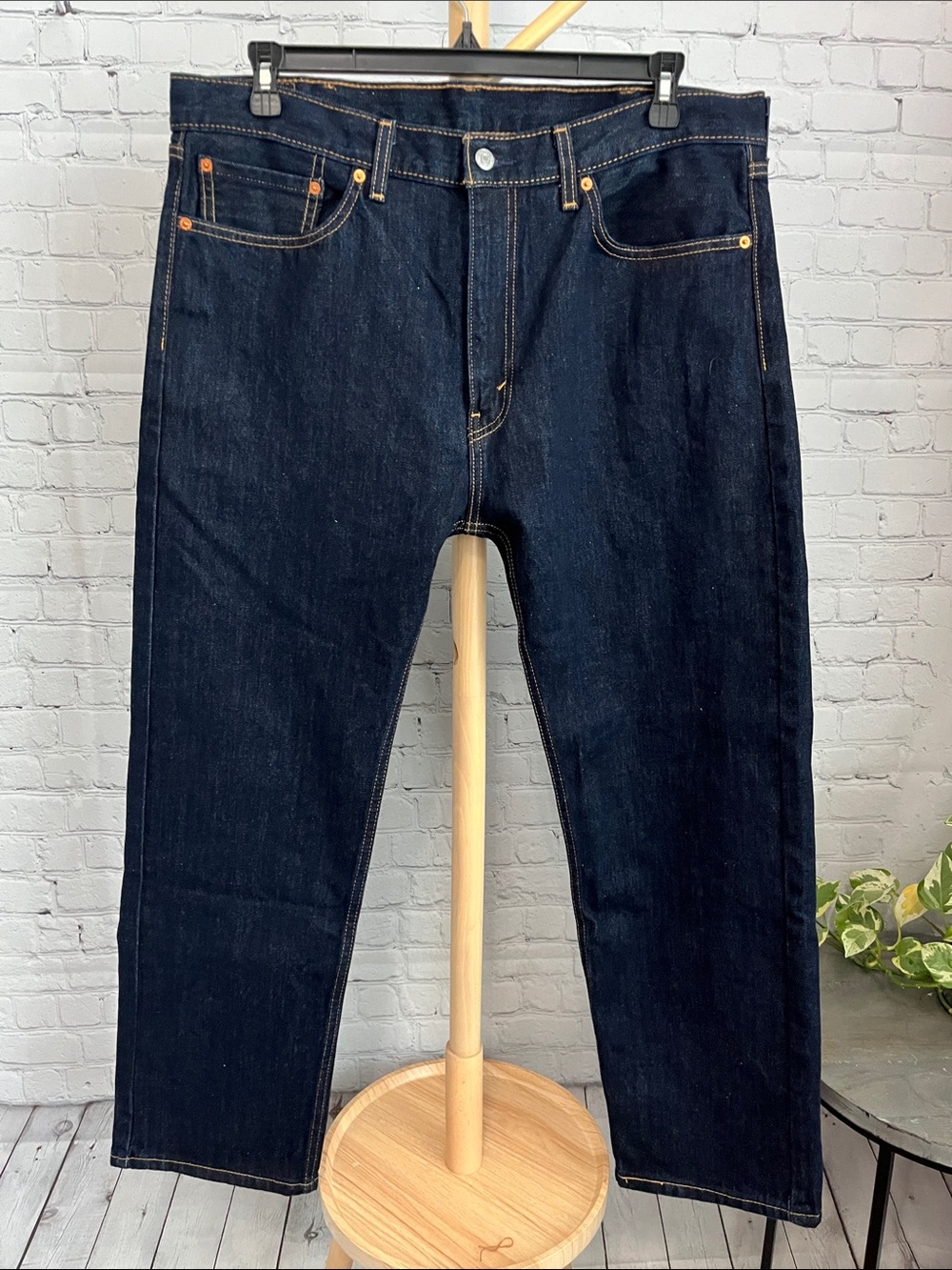 Levi's Men's Straight-Leg Indigo Denim Jeans 38X30